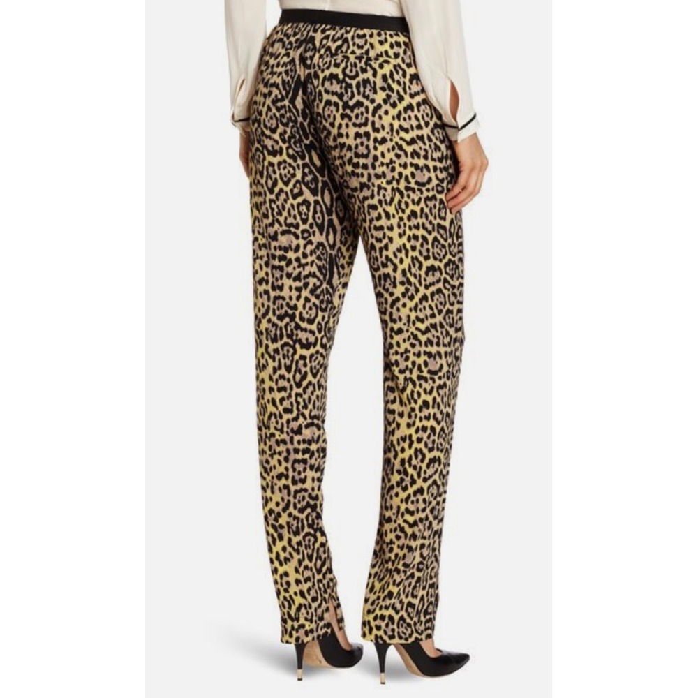 BCBGMAXAZRIA‎ Leopard Print Pants w/ Ankle Slit - XS